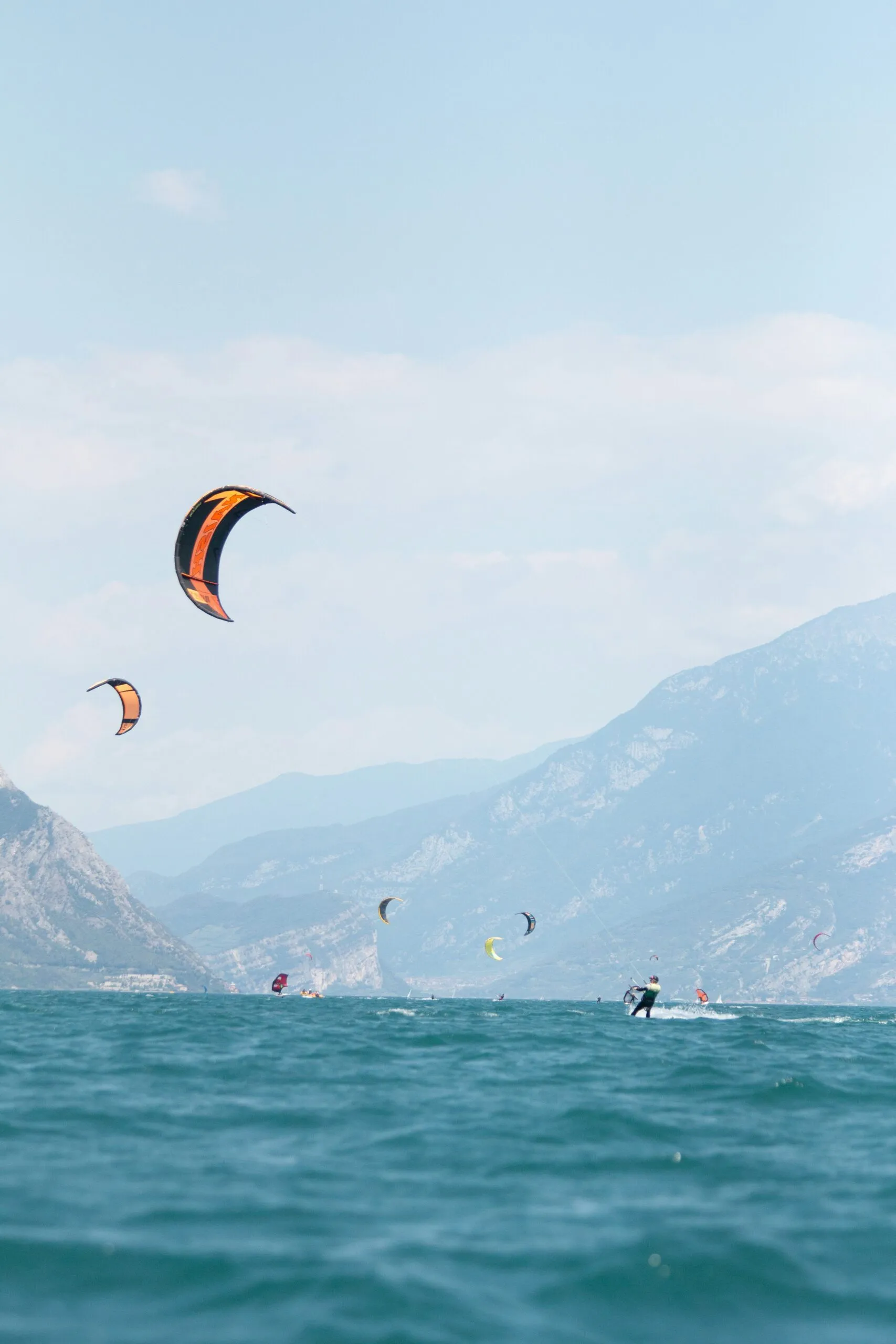Water sports on Lake Garda